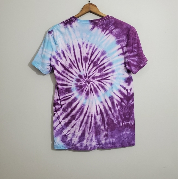 NWOT Custom Spiral Tie Dyed Amazon Tee - Picture 2 of 3